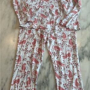 Roller rabbit pink cheetah pajama set